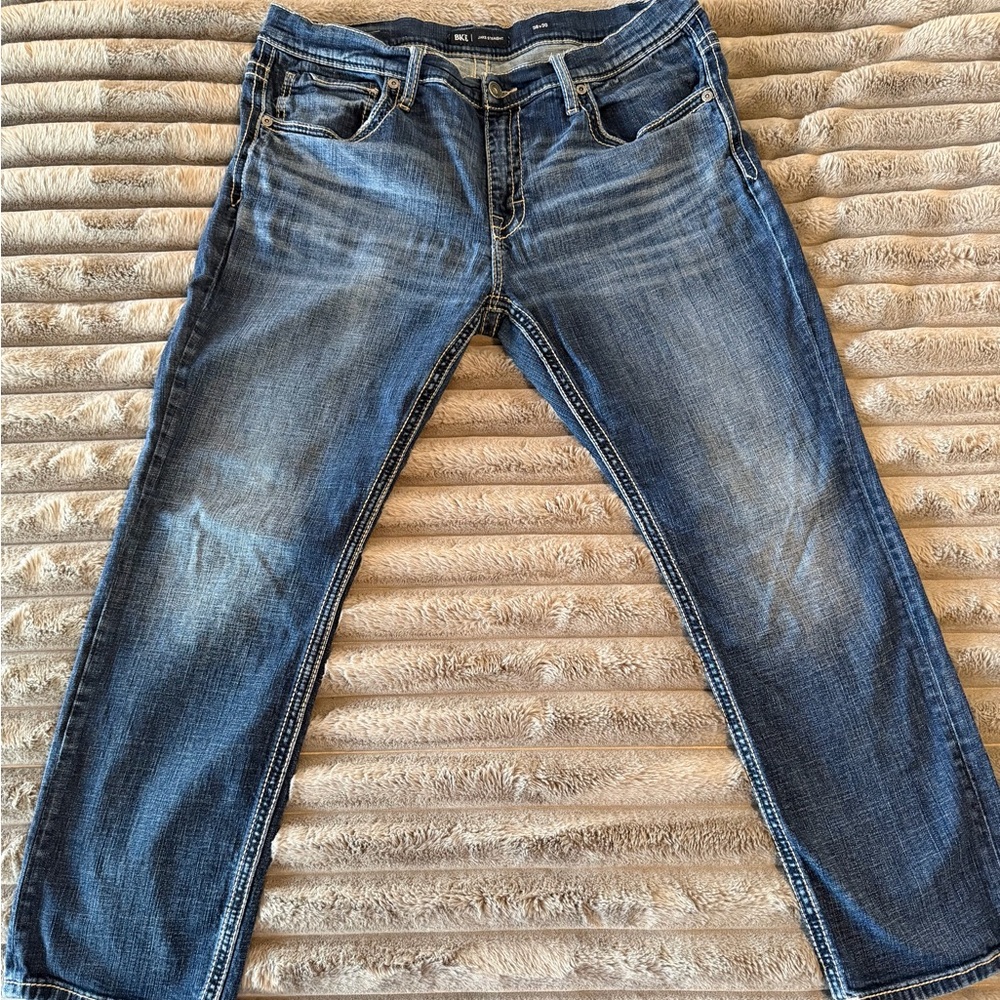 BKE Blue Jake Straight Fit Denim Jeans